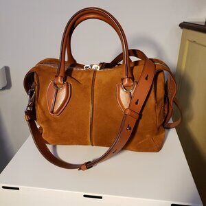 Tods Suede Satchel